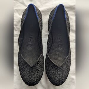 Rothy's The Flat Size 7 Black Honeycomb Women's